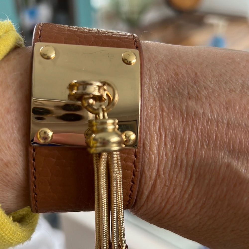 Gold wrap bracelet